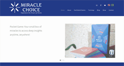 Desktop Screenshot of miraclechoicegame.com