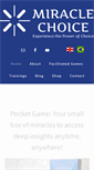 Mobile Screenshot of miraclechoicegame.com